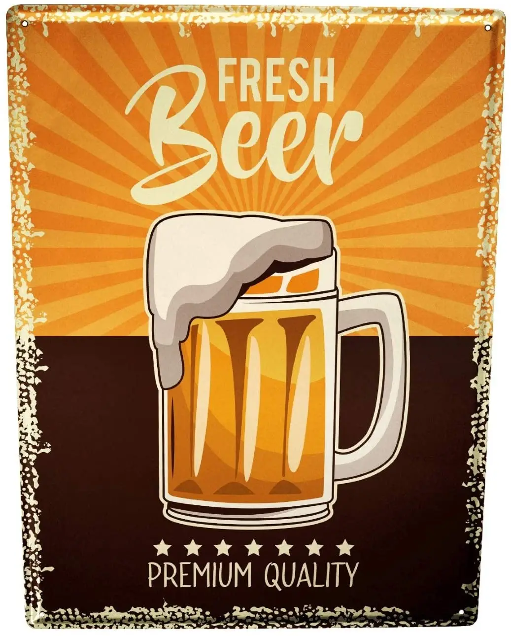 

SINCE 2004 tin Sign Nostalgia Beer Beer Glass