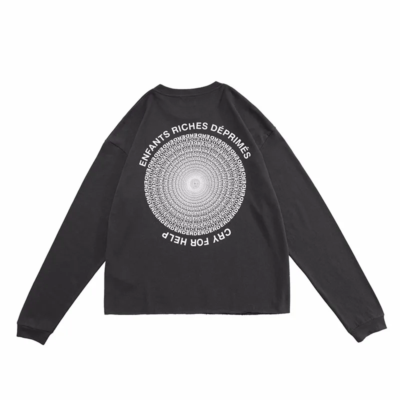 

ERD Long Sleeve T Shirt Men Women 1:1 Best quality Casual Top Vintage Streetwear Cotton E.R.D T-shirt