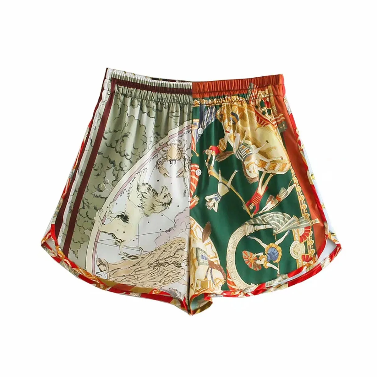 

Basics All Over Print Mini Regular Shorts DLZK045