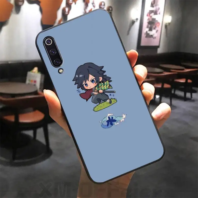 

Slayer Kimetsu No Yaiba Phone Case For Xiaomi Note 10 Pro 9 SE 9T Pro Cover For Redmi Note 9s 8 Pro K20 Phone Case