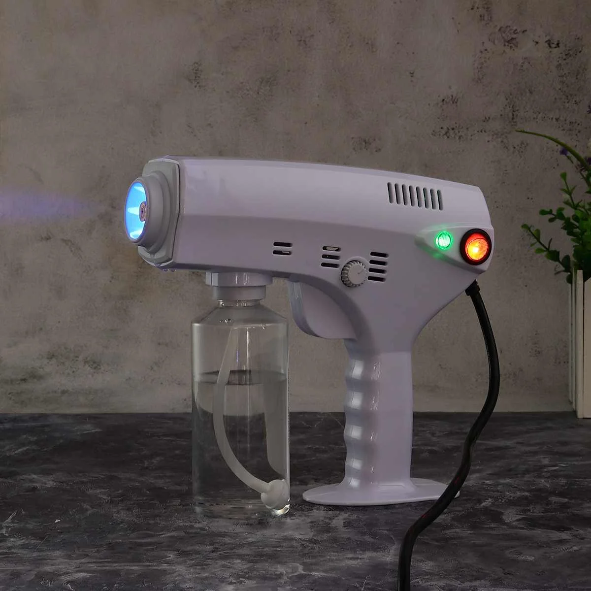 

1300W Blue Light Nano Steam Gun CE Household Portable Wireless Sprayer Machine Atomizing Fogger Disinfection Sprayer Gun