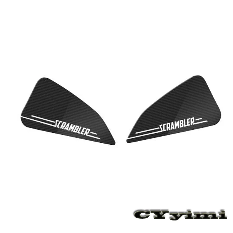 Защитные 3D наклейки на бак из углеродного волокна для мотоцикла DUCATI SCRAMBLER - купить