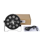 Светодиодные фонарики для диджея, сценическое освещение для Par, вечевечерние НКИ, 4 шт.лот, 9x10 Вт + 1x30 Вт, RGB, 3 в 1