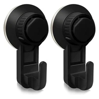 2 pcs suction cup hooks powerful suction cup bathroom hooksvacuum wall hooks for towelwaterproof shower hooks