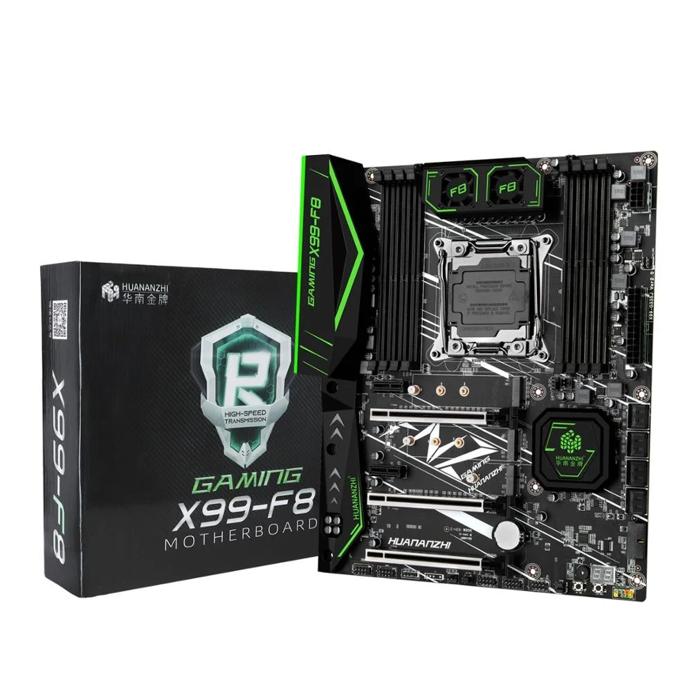 Материнская плата Huanzhi со слотом x99 F8 LGA 2011-3 USB3.0 nvme m.2 SSD совместима с памятью DDR4 reg ECC