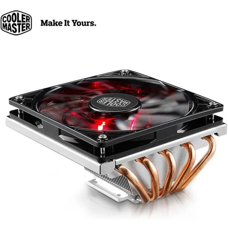 

Cooler Master Geminii M5 LED Cpu Cooler 5 Direct Contact Heatpipes 12cm Slim Fire Red LED Pwm Cooling Fan for Desktop Pc