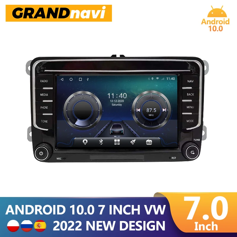 

Автомагнитола GRANDnavi 2DIN Android 10,1 для VW/Volkswagen/Golf/Passat/Touran/Skoda/Octavia/Polo/Seat, автомобильный мультимедийный плеер 2022