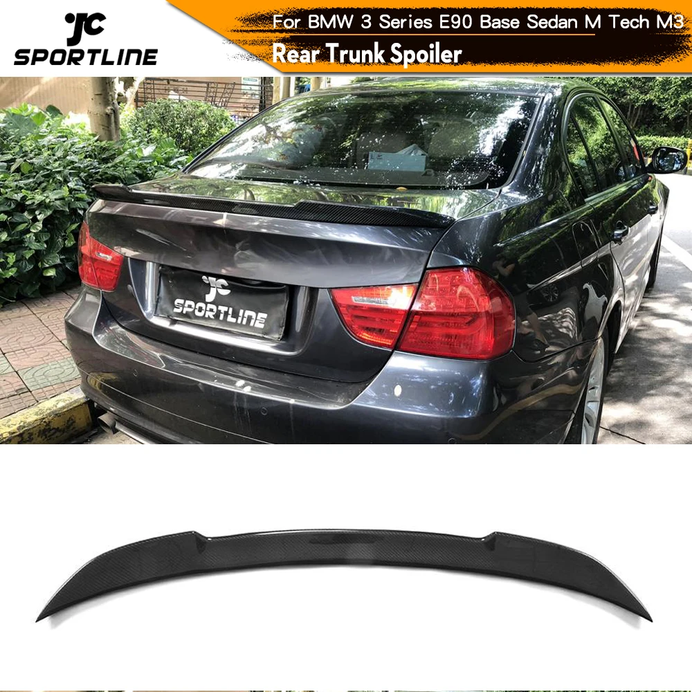 Задний спойлер багажника из углеродного волокна для BMW 3 серии E90 Base Sedan M Sport M3 2005