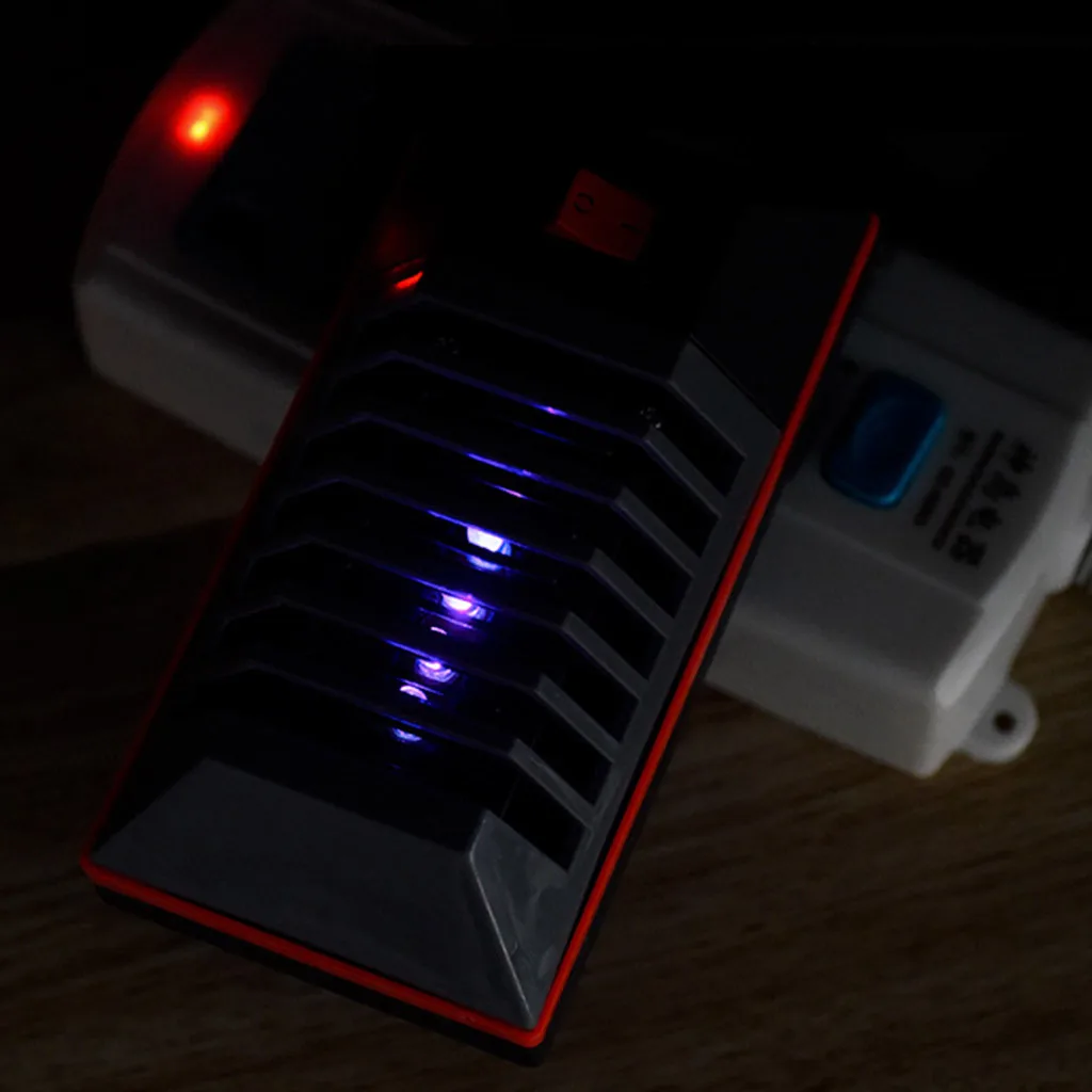 HSU Новый 4 шт светодиодный антимоскитная лампа фиолетовый фотокатализатор