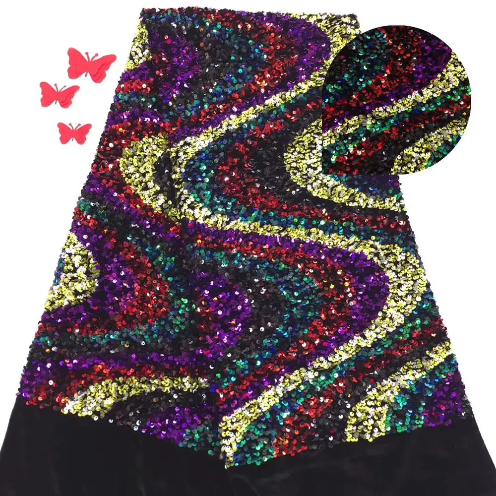 Новое Африканское кружево французское Кружевная Ткань бархатная ткань Нигерия