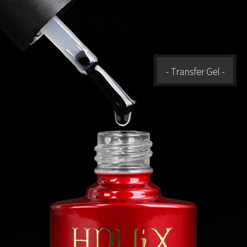 

HNUIX nail sheets glue manicure nail art gel varnish clear starry sky adhesive star glue for nails sheets transfer gel paper