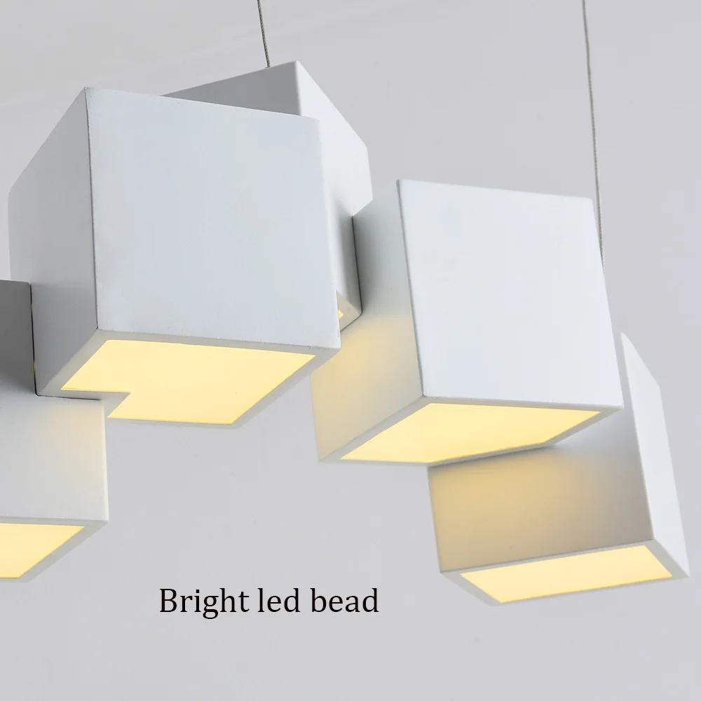 Artpad-luz Led colgante Dim Magic Cube, creativo, lámpara colgante para techo de 7/8 cabezas, 35/40W, para comedor y sala de estar