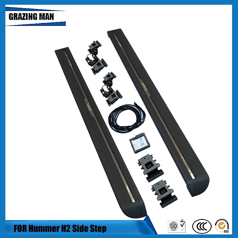 Алюминиевая автоматическая Накидная электрическая педаль подножка для Hummer H2 H3