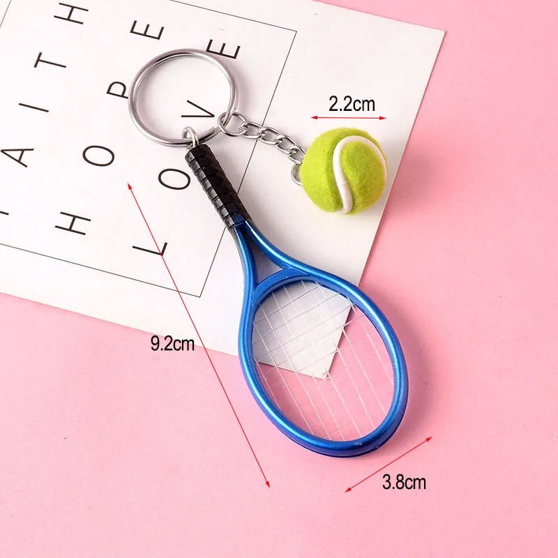 Милая Теннисная ракетка для бадминтона брелок сумка Подвеска безделушка