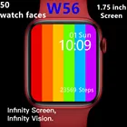 Смарт-часы IWO13 W56, ремешок 2021 44 мм, Беспроводная зарядка, Bluetooth, звонки, ЭКГ, пульсометр, температура PK IWO 12 13 W26 Pro W66