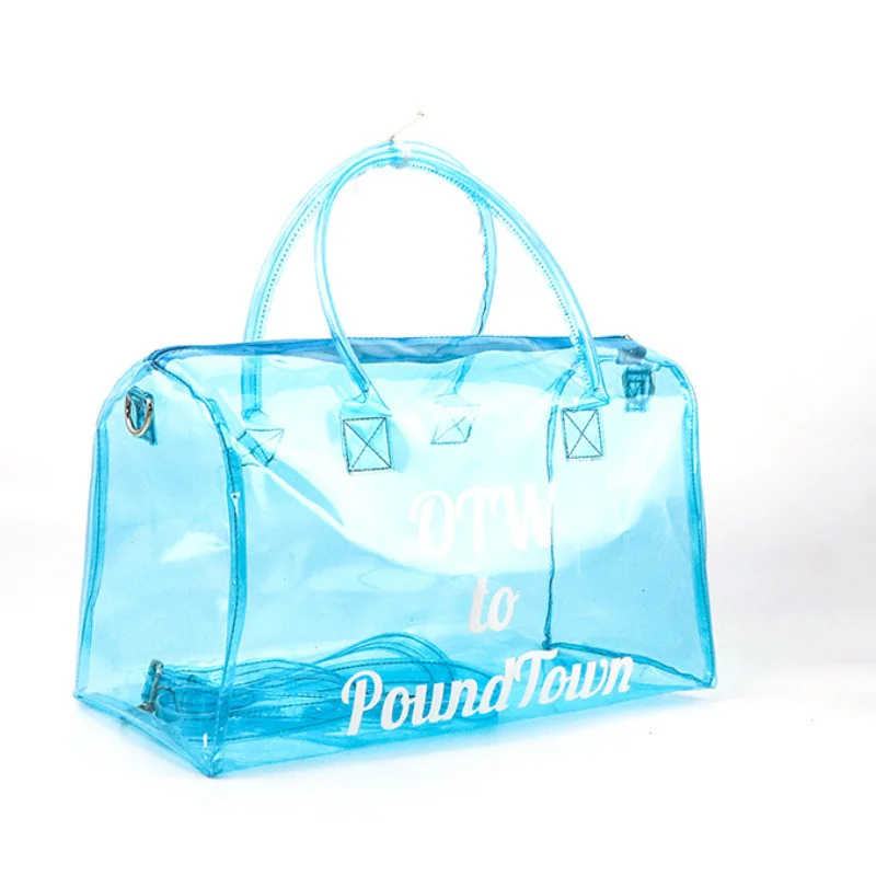 Прозрачная водонепроницаемая сумка из ПВХ для йоги и спортзала уличная