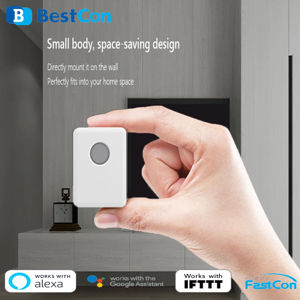 

New BroadLink BestCon SCB1E Universal Wireless Wifi Control Timer Wall Switch Smart home Automation With Alexa Google Assistant