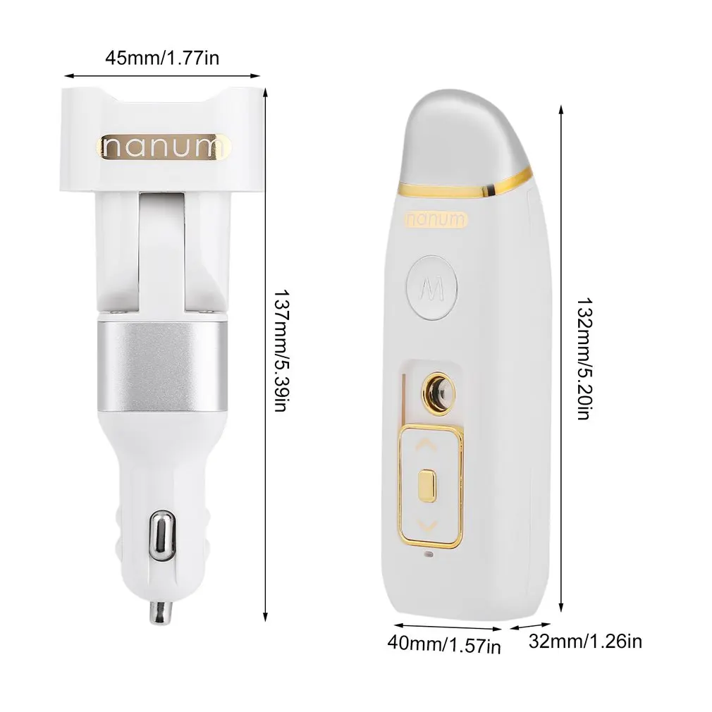 

Multi-functional Car Humidifier Diffuser Vibrating Massager Car Air Humidifier Purifier Freshener with USB Car Charger