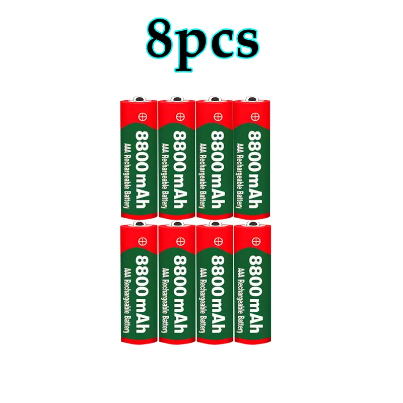 2021 новинка 1 5 в AA 9800 мАч + AAA 8800 Щелочная аккумуляторная батарея для часов игрушек