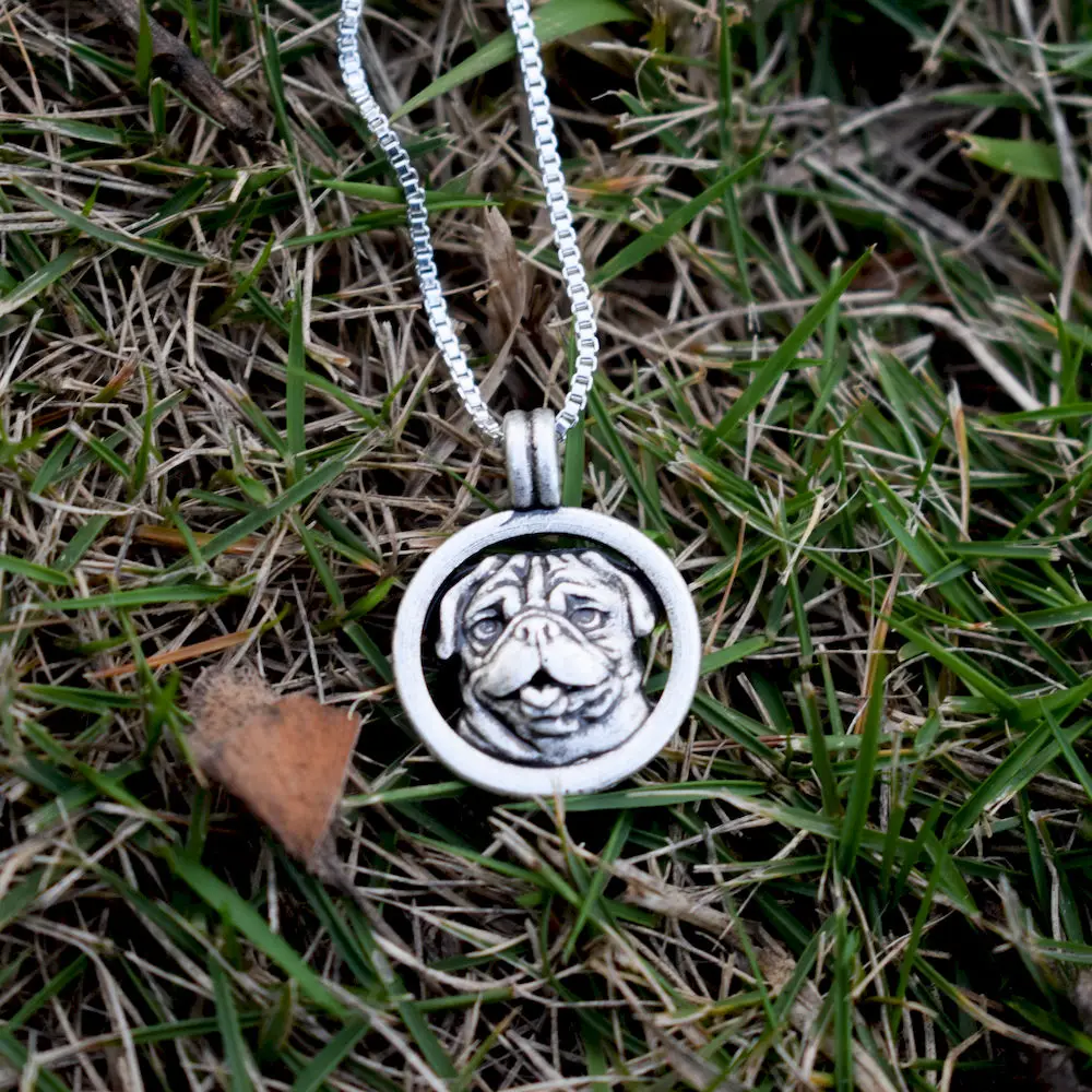 SanLan 1 шт. милая собака ожерелье Мопс бриллиантовый подарок для любимой женщины