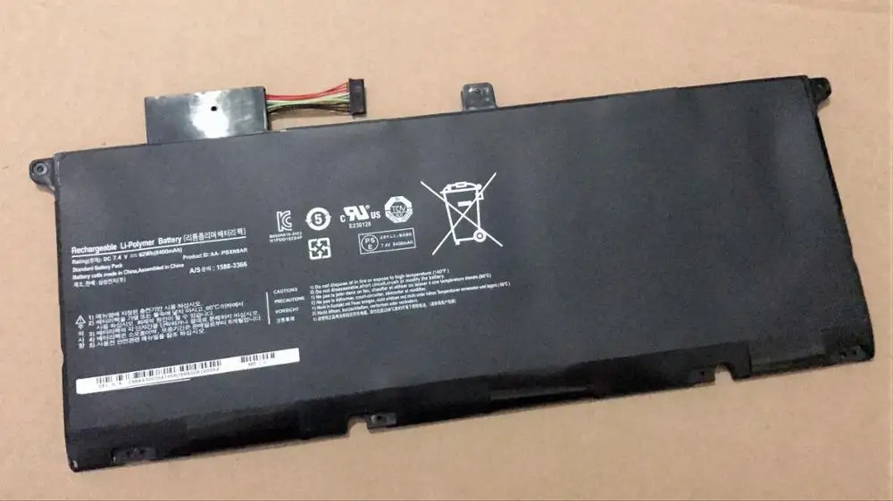 Новый аккумулятор для SAMSUNG NP900X4B NP900X4C NP900X4D series AA-PBXN8AR 7 4 V 62WH |