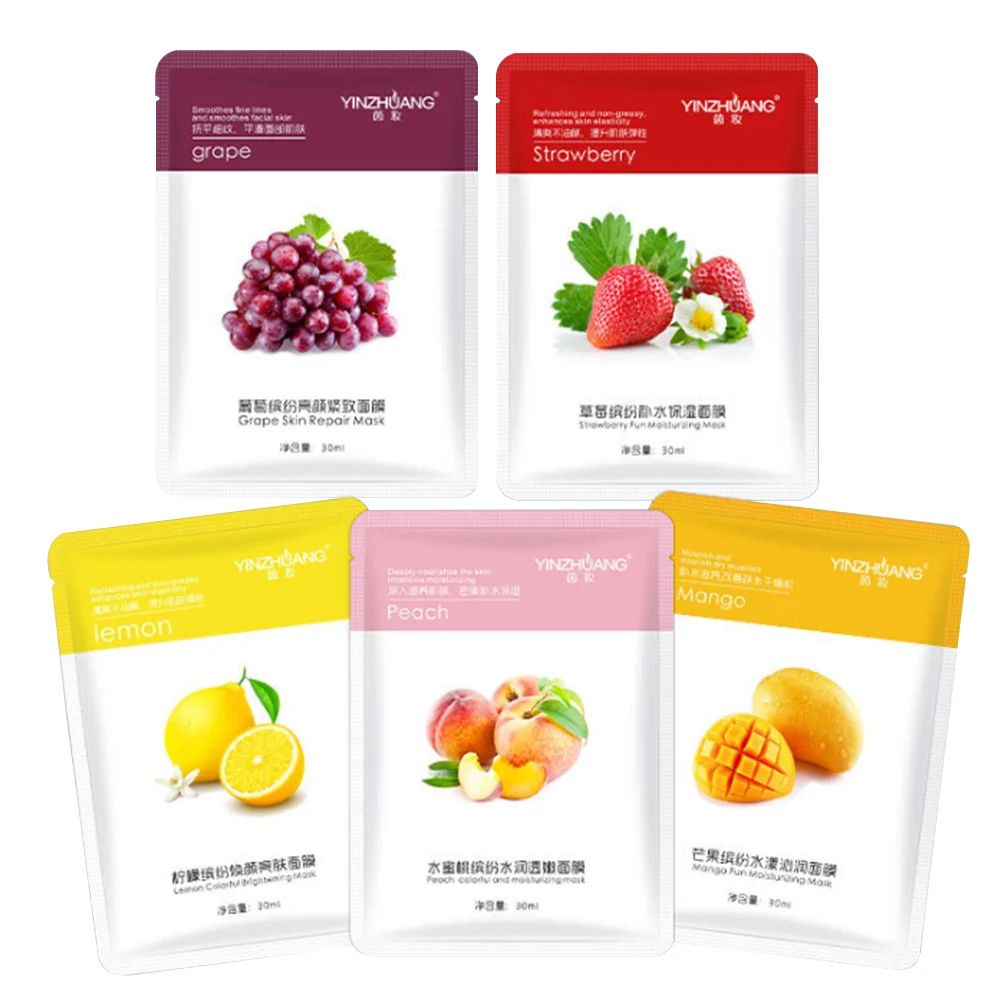 Маска для лица с фруктовым экстрактом увлажняющая маска контроля жирности