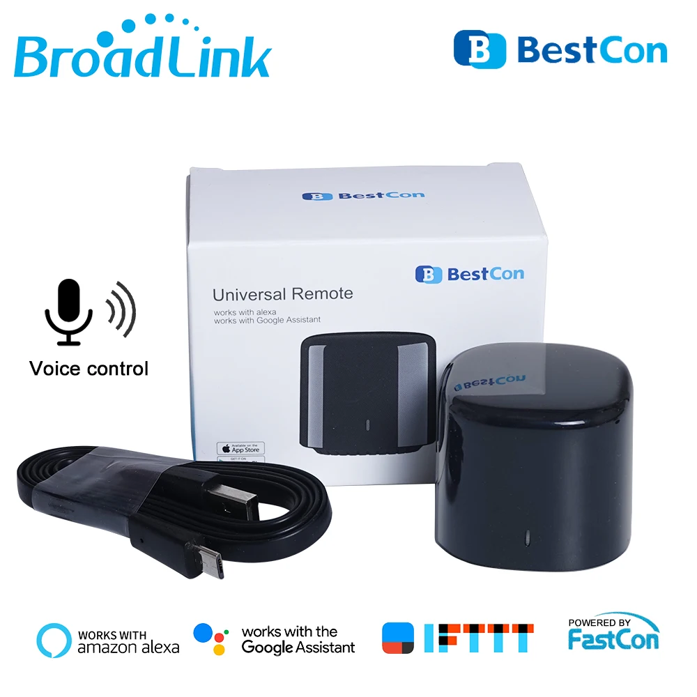 Универсальный ИК пульт дистанционного управления Broadlink Bestcon RM4C mini FastCon 4G WiFi IR для