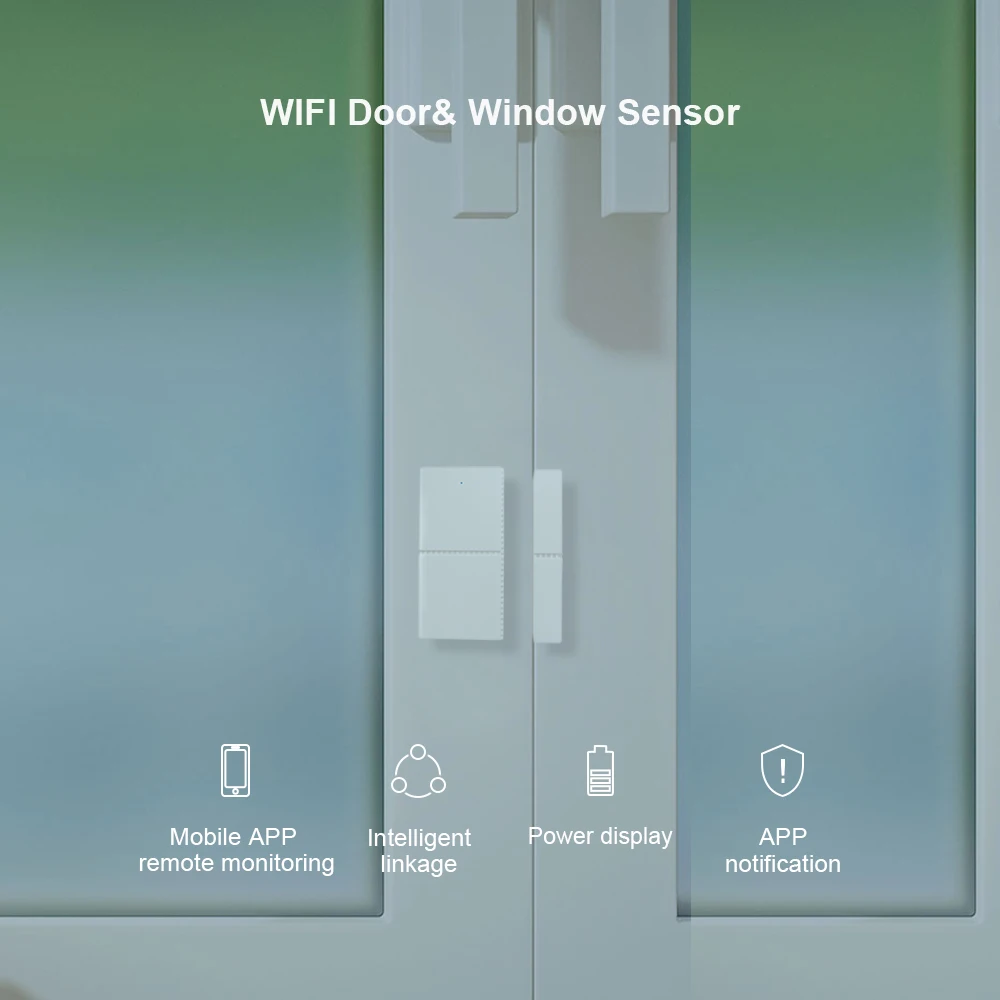 CPVan WIFI датчик для окон и дверей Smart Life APP детектор Android IOS контроль беспроводной