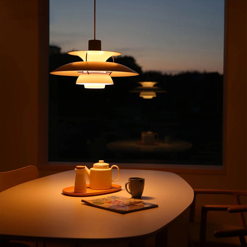 Современный подвесной светильник цветной зонт для гостиной столовой кухни лампы - Фото №1