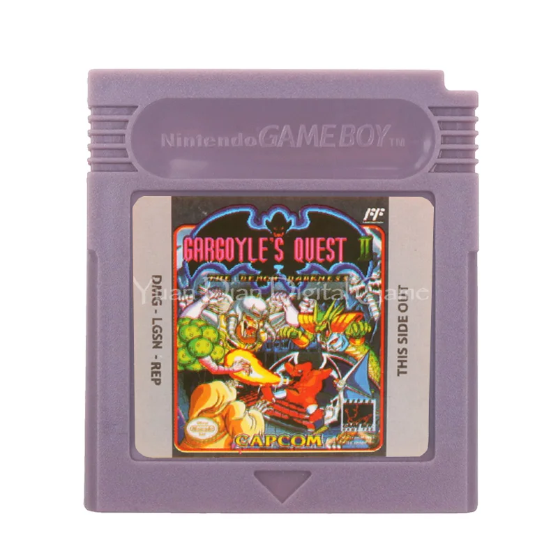 Картридж для видеоигр Nintendo GBC консоль карта Gargoyles Quest II The Demon Darkness обзор версия на