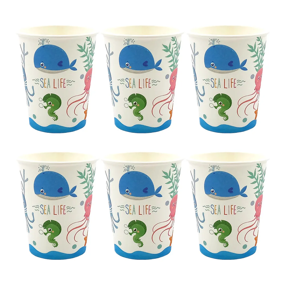Для детей морские животные принадлежности для тематической вечеринки