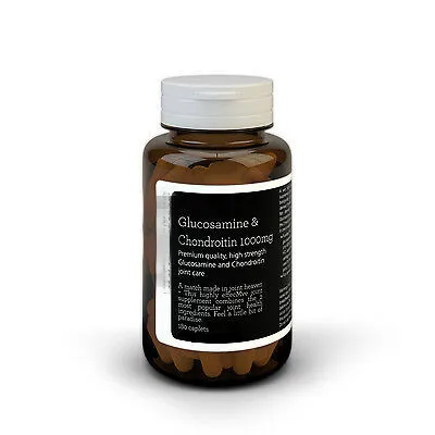 1000mg Glucosamine & Chondroitin - 3 Month supply - most effective G&C available , 180pcs/bottles joint care