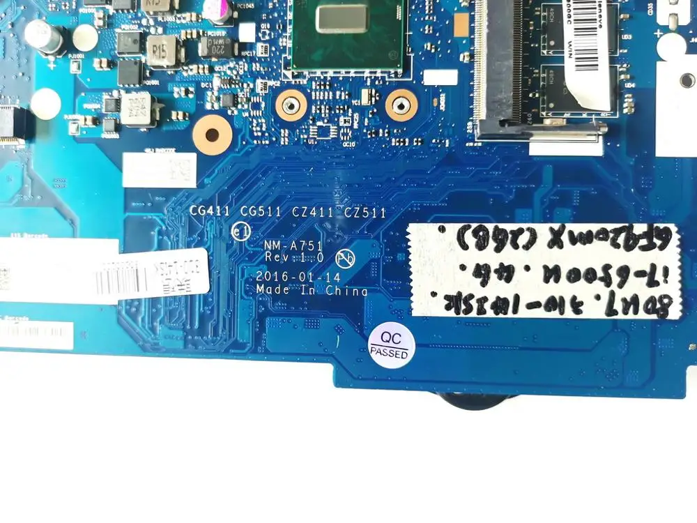 Оригинальный Для Lenovo 310 14ISK Материнская плата ноутбука I7 6500U 4 Гб GF920MX 2 CG411 CG511 CZ411 CZ511