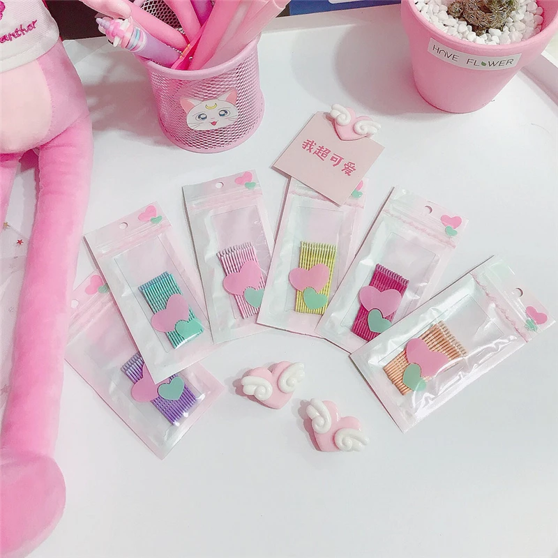 14pcs Metal Hair Clips for Women Girl Accessories Styling Tool Candy Color Clamp Baking Paint Hairpin Variety Modeling | Красота и