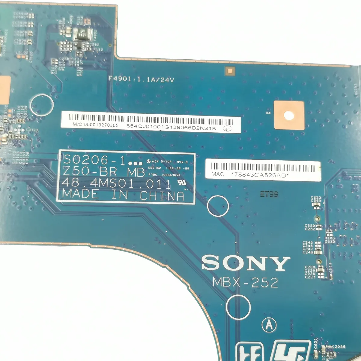 Для SONY VAIO VPCEL VPCEL22FX MBX-252 Материнская плата ноутбука A1829669A материнская S0206-1 Z50-BR
