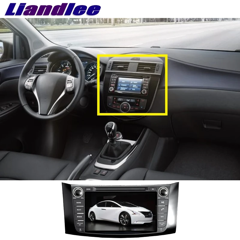 Для Nissan Sylphy Bluebird Pulsar LiisLee Автомобильный мультимедийный ТВ DVD GPS аудио Hi-Fi радио