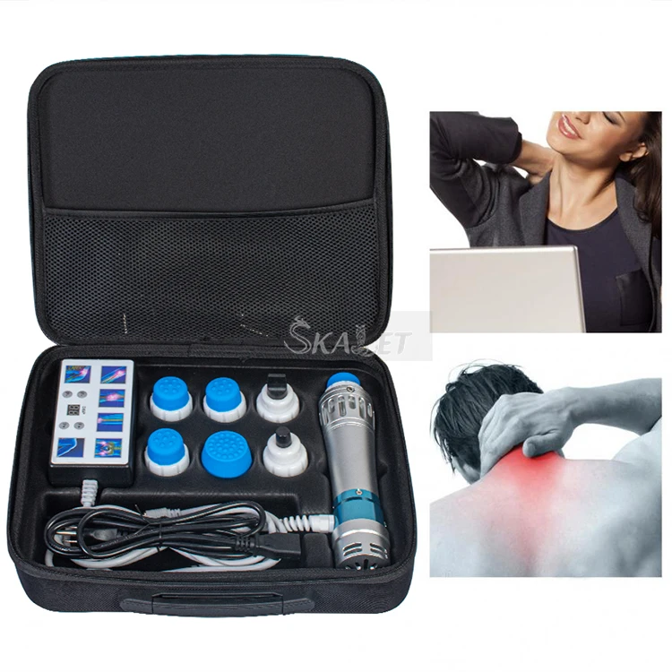 

2021 7 Transmitter Touch Screen High Quality Joints Pain Treatment Massager Pain Removal Shockwave Treatment Machine