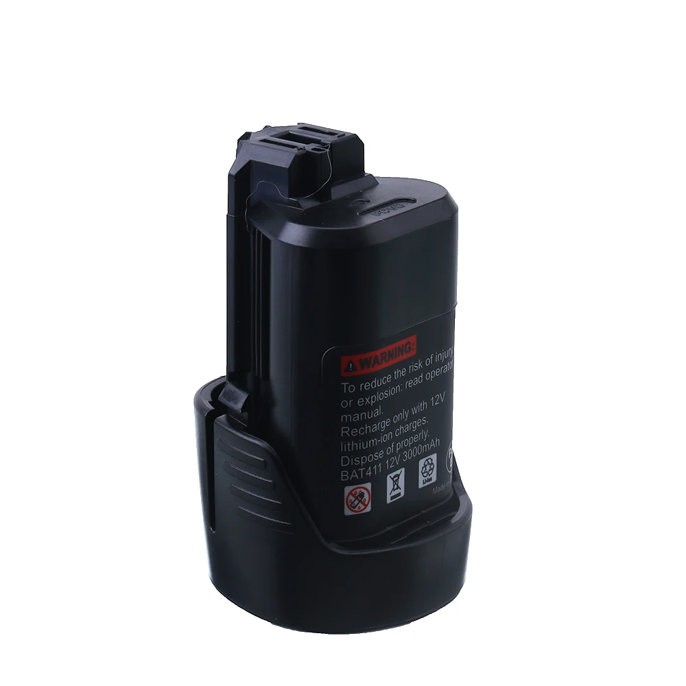 Литий-ионный аккумулятор 10 8 В 12 3000 мА · ч для BOSCH BAT412A BAT413A D-70745GOP 2607336013 2607336014 PS20-2 PS40-2