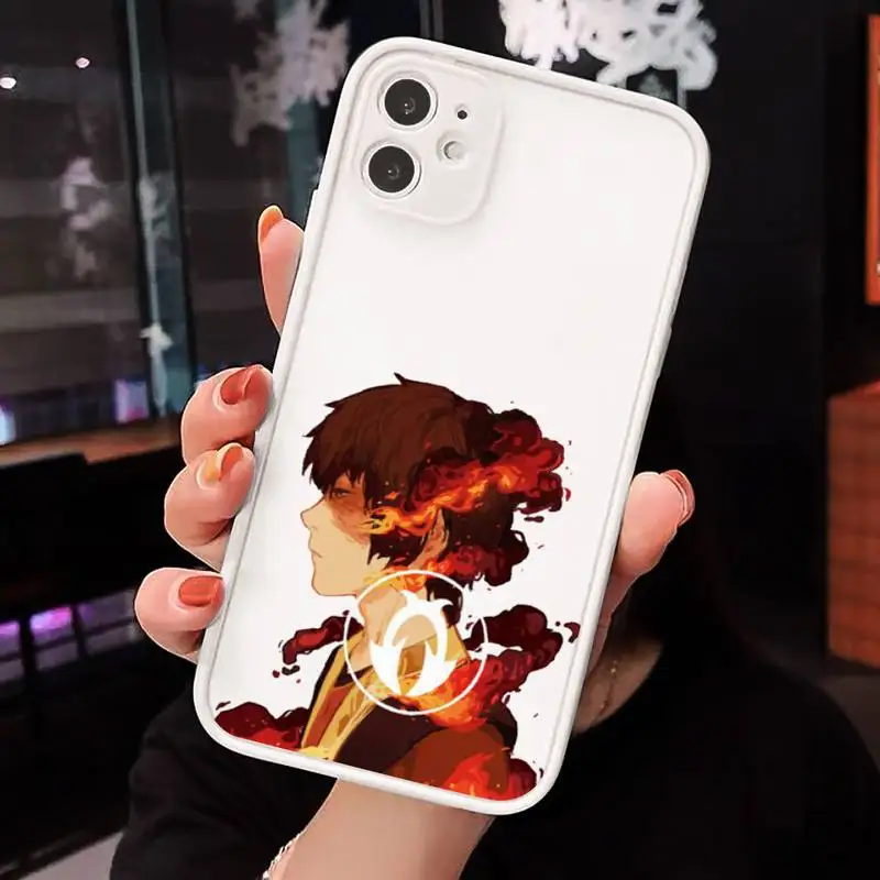 

Avatar the Last Airbender Phone Cases Matte Transparent for iPhone 7 8 11 12 s mini pro X XS XR MAX Plus cover funda