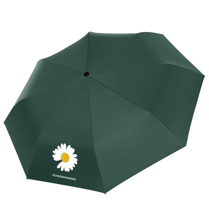 

Little daisy fully automatic umbrella large folding umbrella to cover the sun and rain two-use umbrella