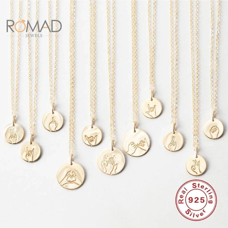 Роскошные модные ювелирные изделия ROMAD из стерлингового серебра 925 пробы оптовая