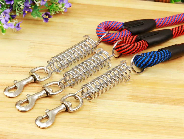 Dogs Leash Large Dog Reflective Rope Walking Big Collar Strengthen Traction Harness Round Cadena Perro Pet Leashes OO50XQ | Дом и сад