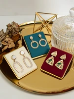 earrings display holder copper metal earrings display stand jewelry display rack