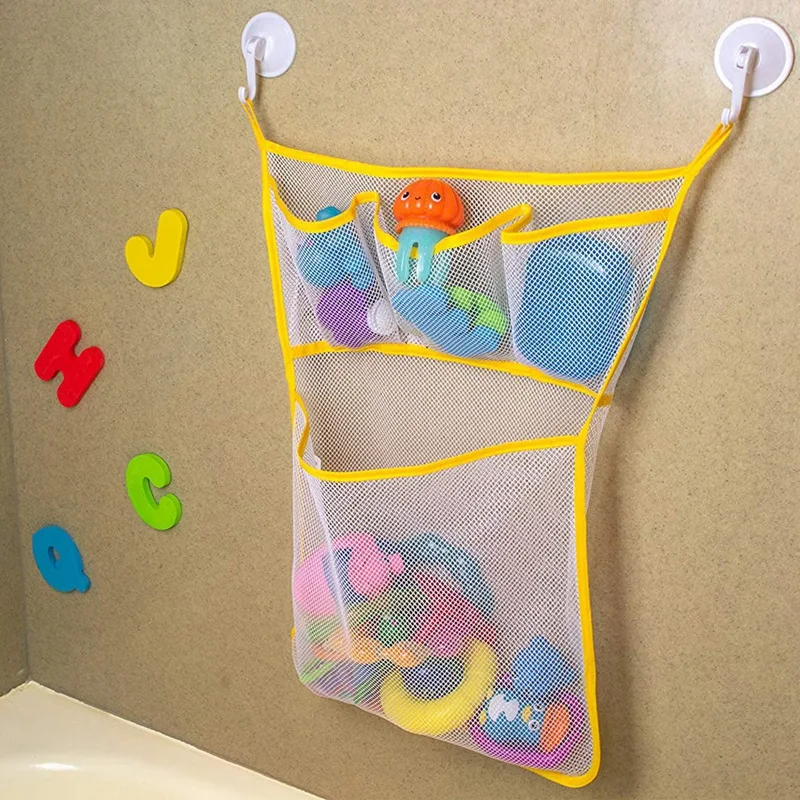 Детская игрушка для ванны или душ сумка хранения часы с чашкой на присоске ванной