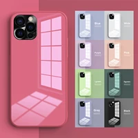 liquid tempered glass case for iphone 13 12 mini 11 pro xs max x xr xs 7 8 plus se2 2020 scratch resistant protective cover