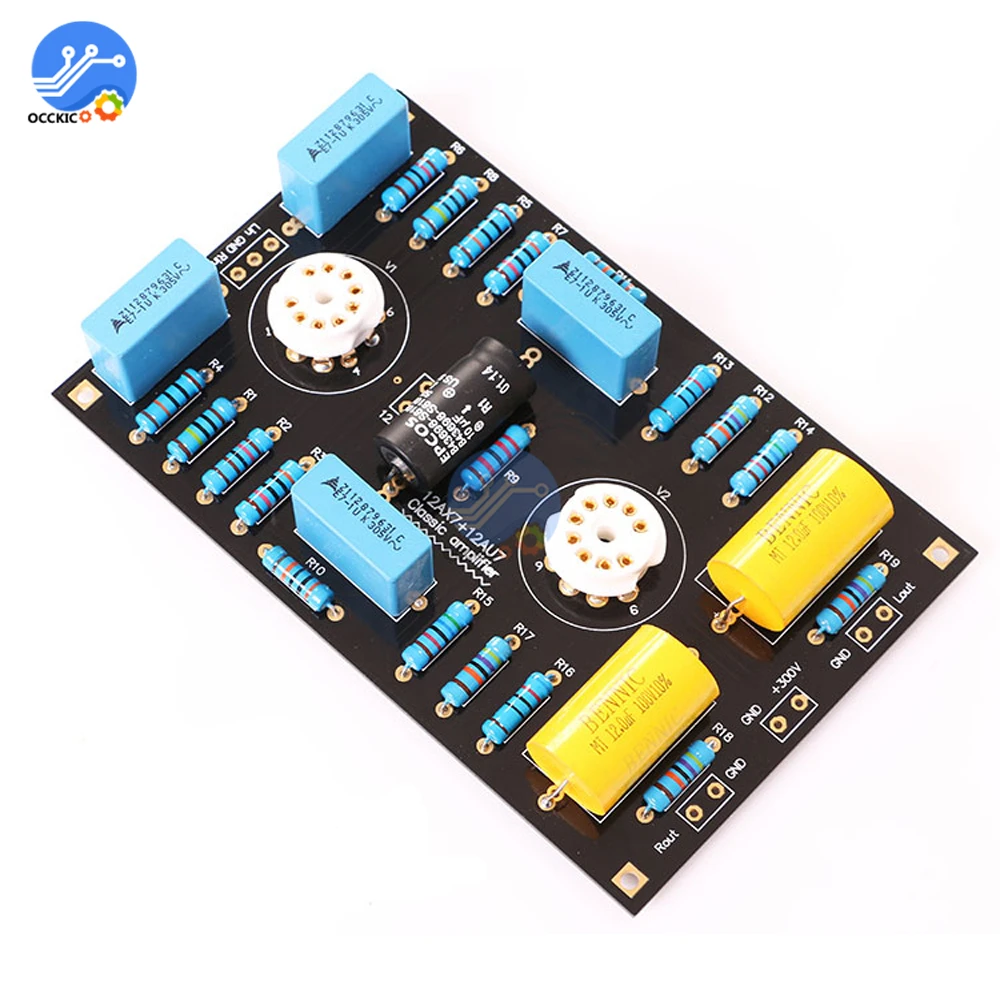 

The latest version Classic Circuit Tube Preamplifier Preamp Board DIY Kits For 12AX7 / 12AU7 Tube Adjust your favorite voice
