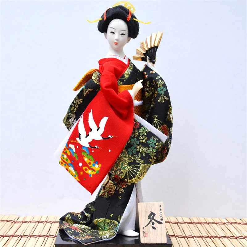 Японское кимоно кукла кукольная морепродукты мясо суши магазин ресторан
