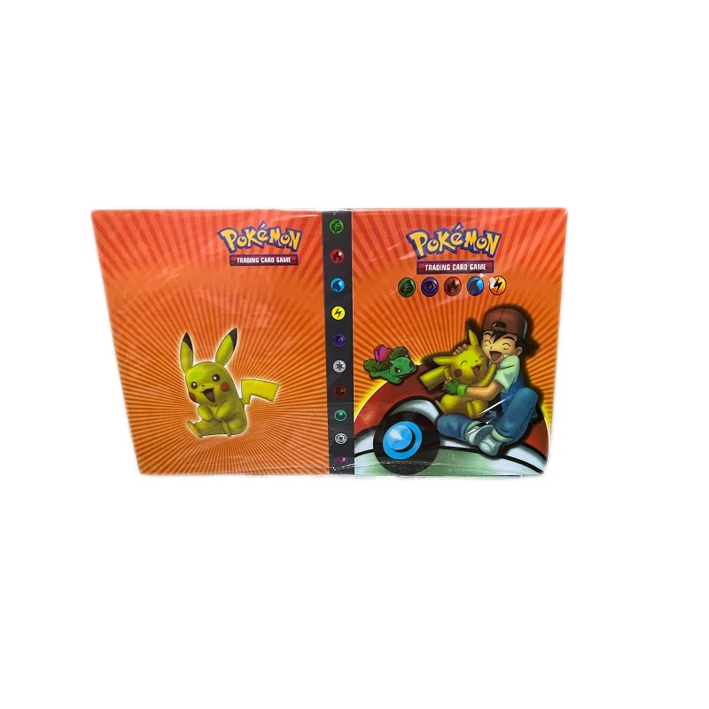 

240Pcs Toy Cards Collectors Pokemons Binder Album Toy Holder Pokemones Cards Album Book Top Loaded List Toys Gift for Children
