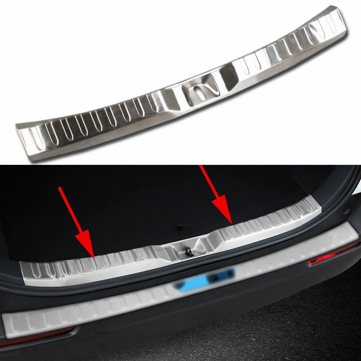 Защитная крышка из нержавеющей стали для багажника автомобиля защитная накладка