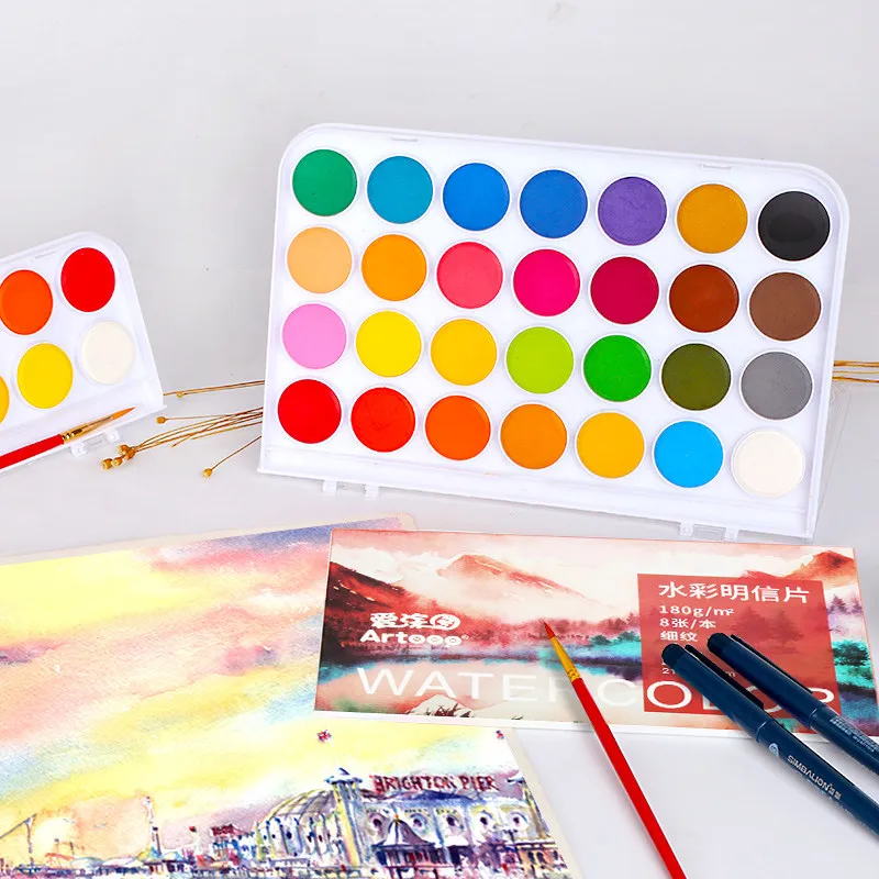 Товары для рукоделия портативная Акварельная краска моющаяся начинающих ручная